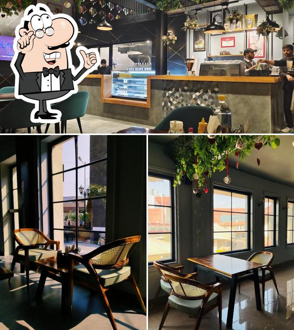 The interior of Fashion Tv Cafe