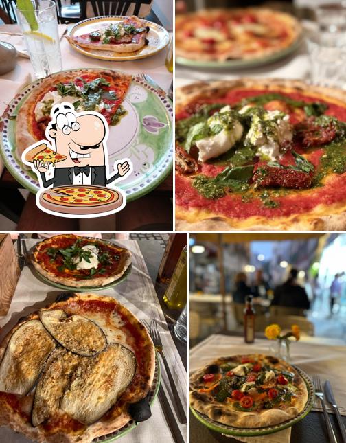 Scegli tra le molte varianti di pizza