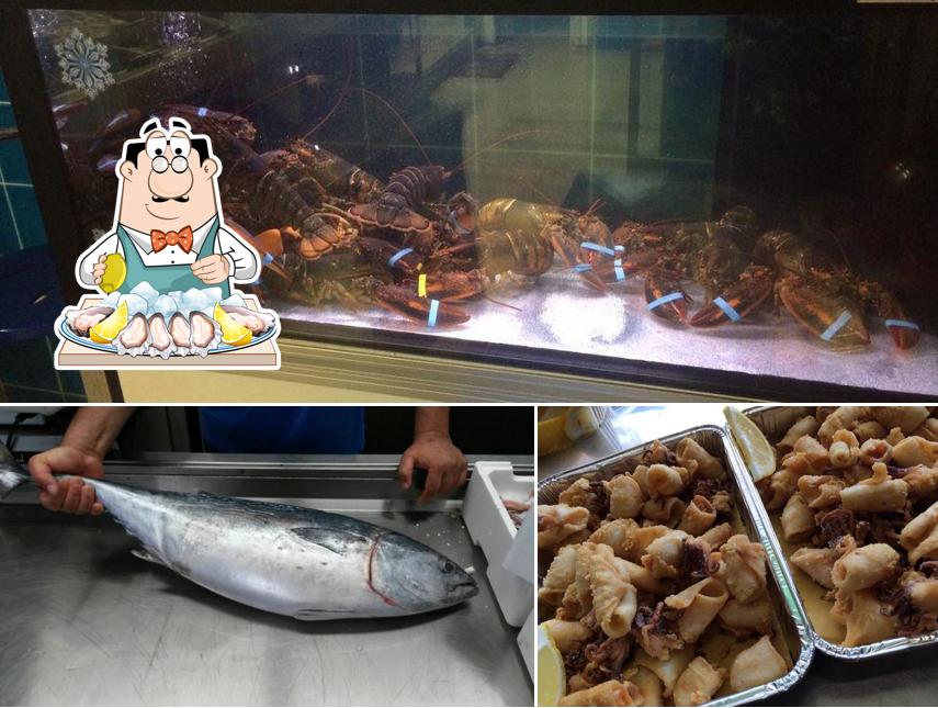 Prova tra i vari pasti di mare proposti a Pescheria Il Timone