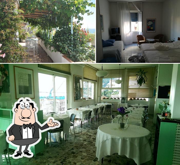 La interni e esterno del ristorante