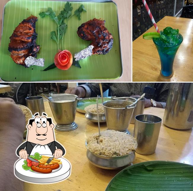 The restaurant's food and alcohol