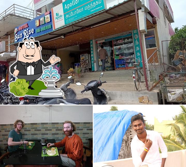 Check out how Hotel New Sunrise looks outside