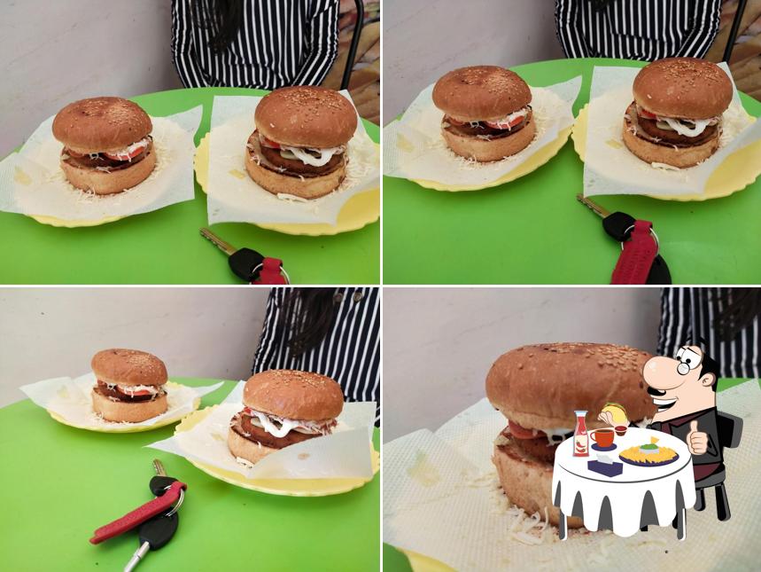 Try out a burger at Kuka Cafe Cream