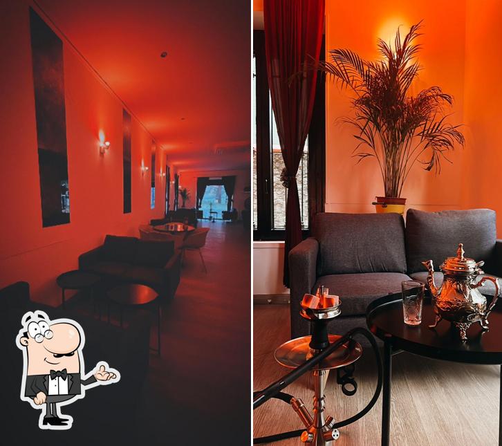 Gli interni di Momo Shisha Bar - مومو مقهى أركيلة