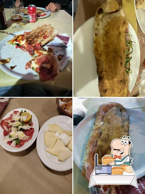 Pane all'aglio al pizzeria dinner