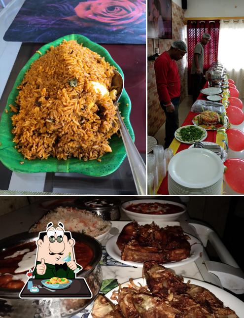 Food at Sky City Dhaba