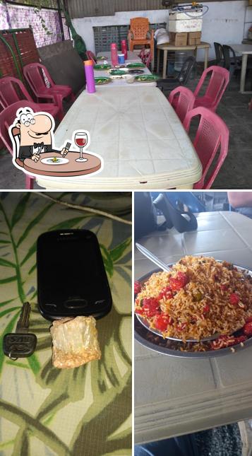 The restaurant's food and interior