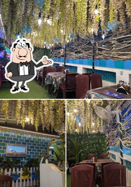 The interior of The Lotus Hotel