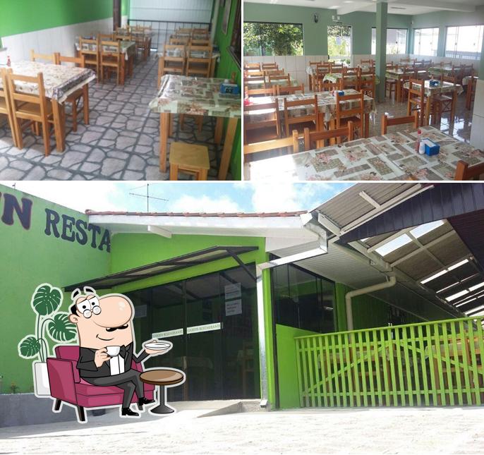O Restaurante Gardin se destaca pelo interior e exterior