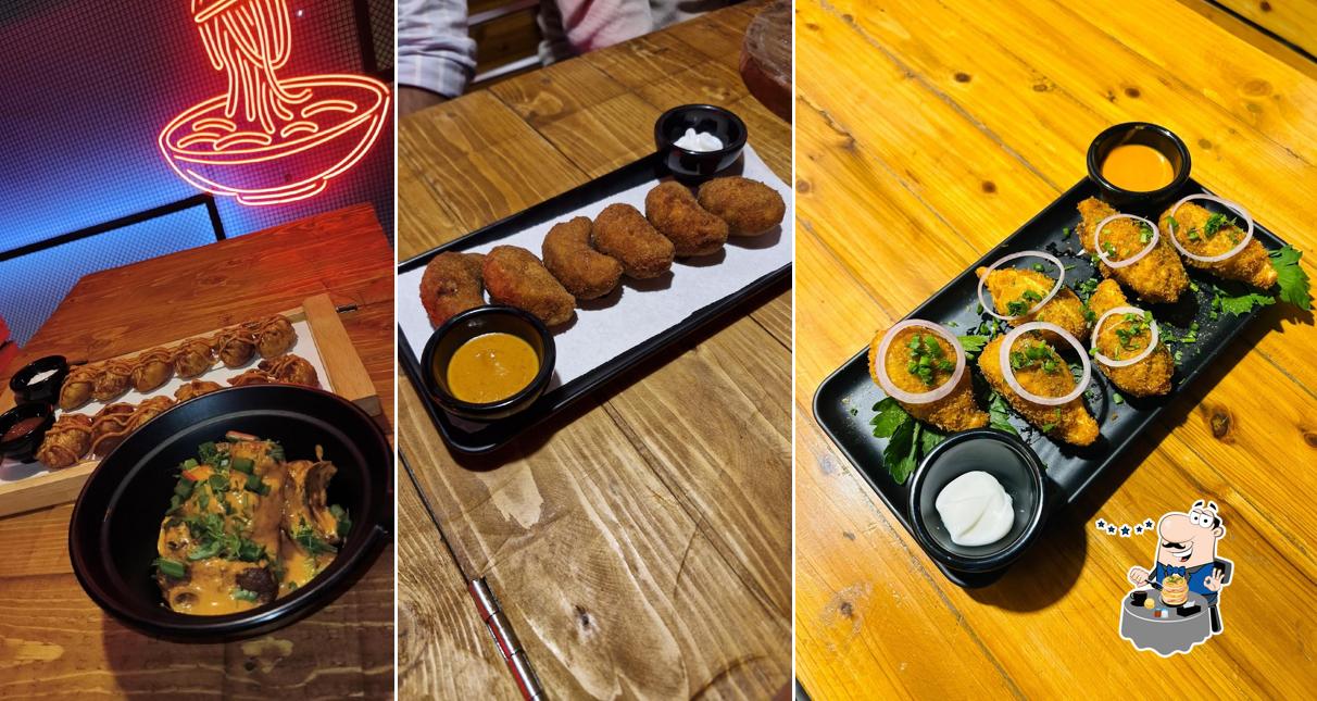 Food at Rowdy momos cafe kopar khairane