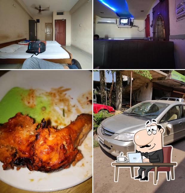 The interior of Balaji Restaurant