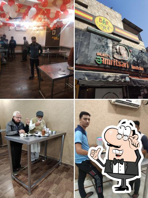 Take a seat at one of the tables at Baljeet's Amritsari Koolcha