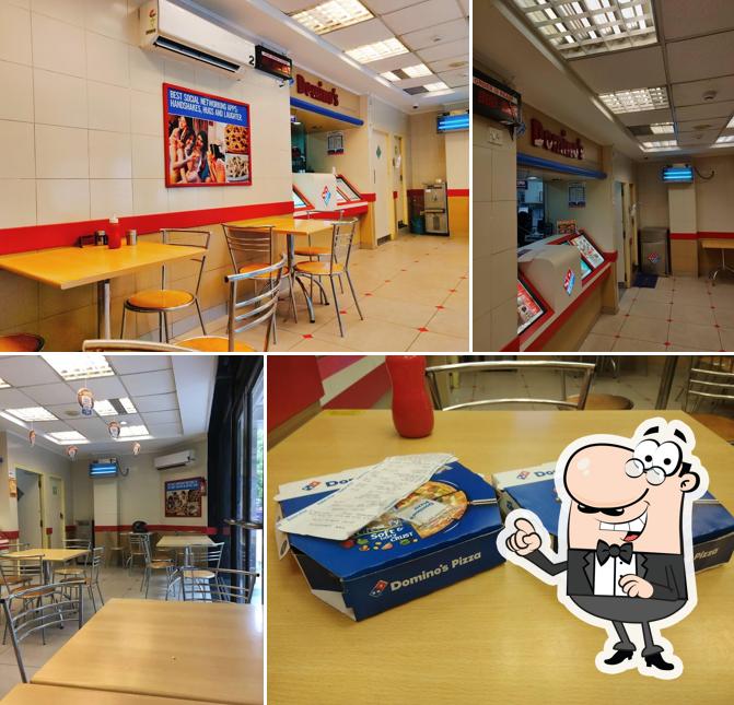 The interior of Domino's Pizza Nungumbakkam, Chennai