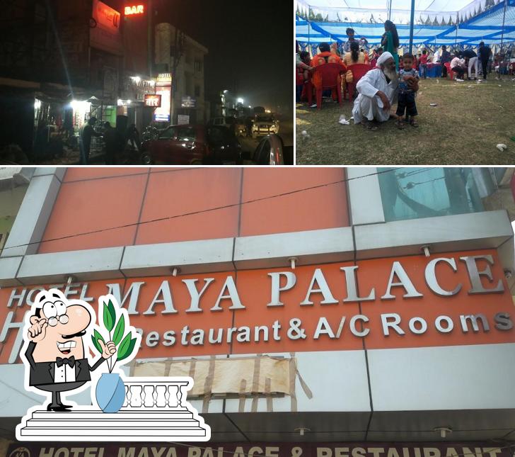 Take a look at the outside part of Hotel Maya Palace