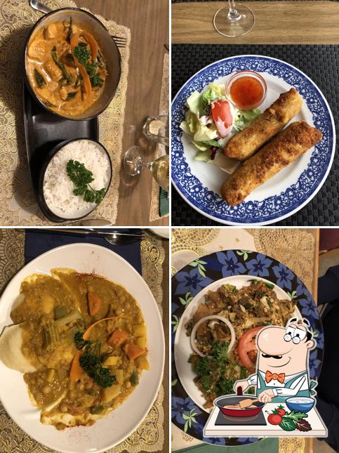 Pollo al curry al Panorama-Restaurant Haltenegg