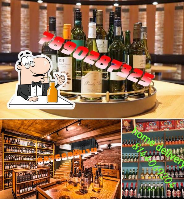 Enjoy a beverage at Beer wine shop