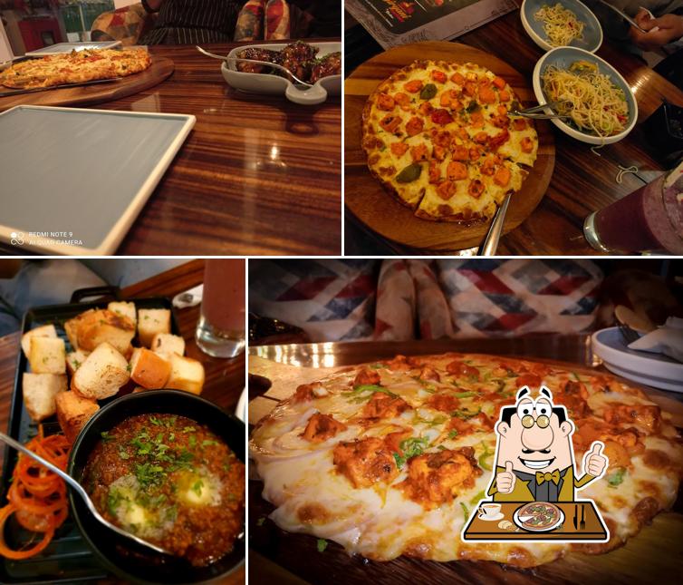Try out pizza at Boston Bakery and Cafe