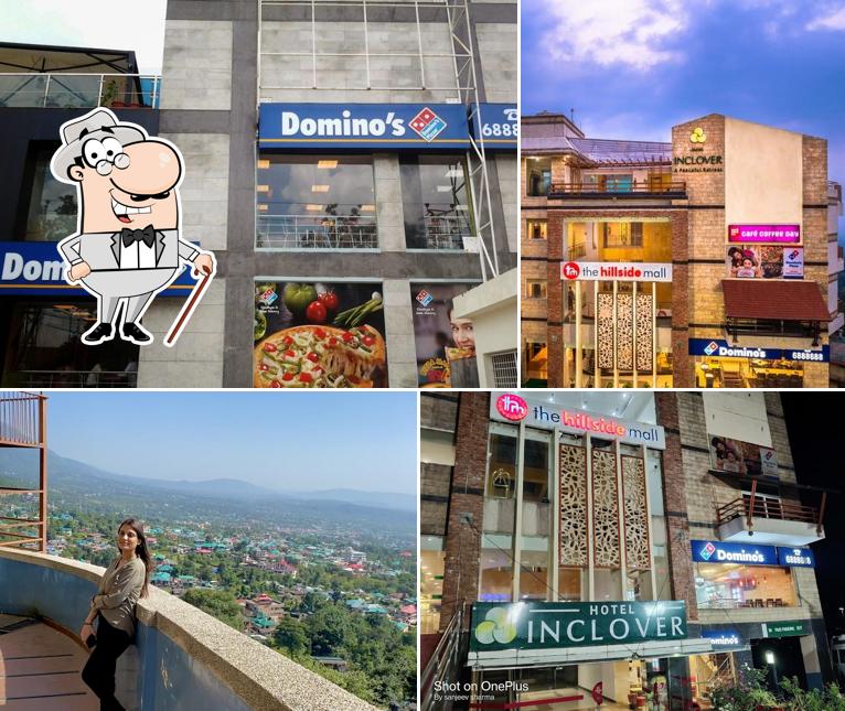 The exterior of Domino's Pizza Hillside Mall, Dharamshala