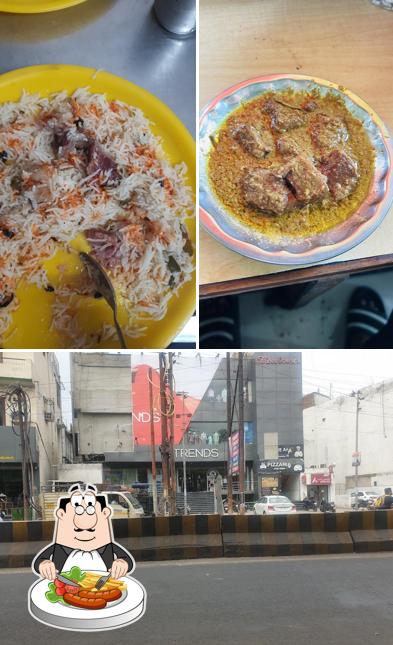 Take a look at the picture showing food and exterior at Haji Korma Biryani Centre