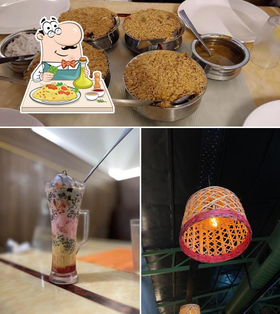 The restaurant's food and beverage