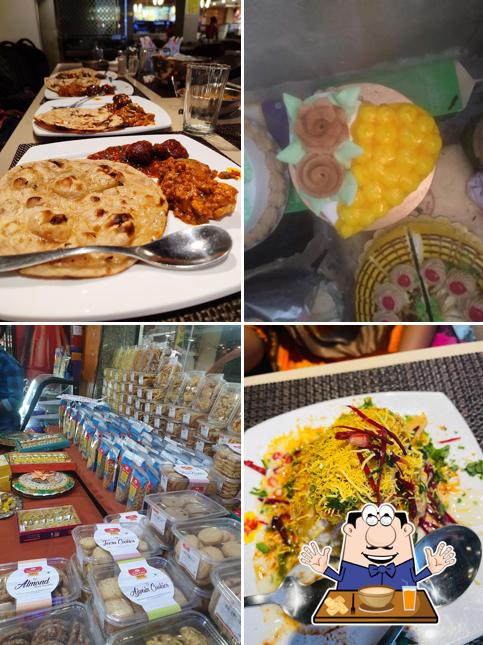 Food at Rajasthan's Radhe Radhe - Tower Chowk