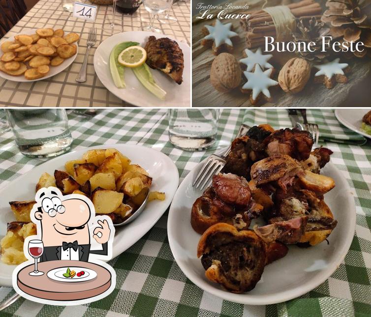 Platti al Trattoria la Querce