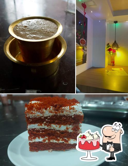 Red velvet cake at South Indian Restaurant (Southern Grit)