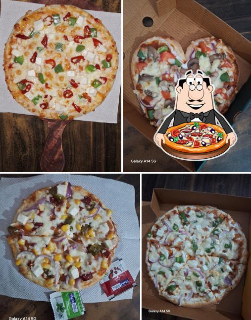 Pick pizza at The Pizza Heaven