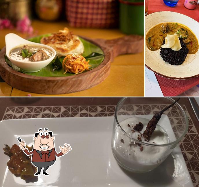 Panna cotta at Chettinad Canteen