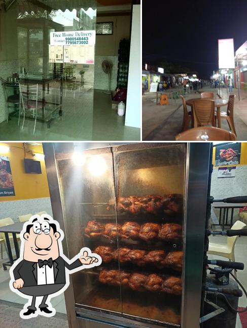 Among different things one can find interior and dining table at Grill Point