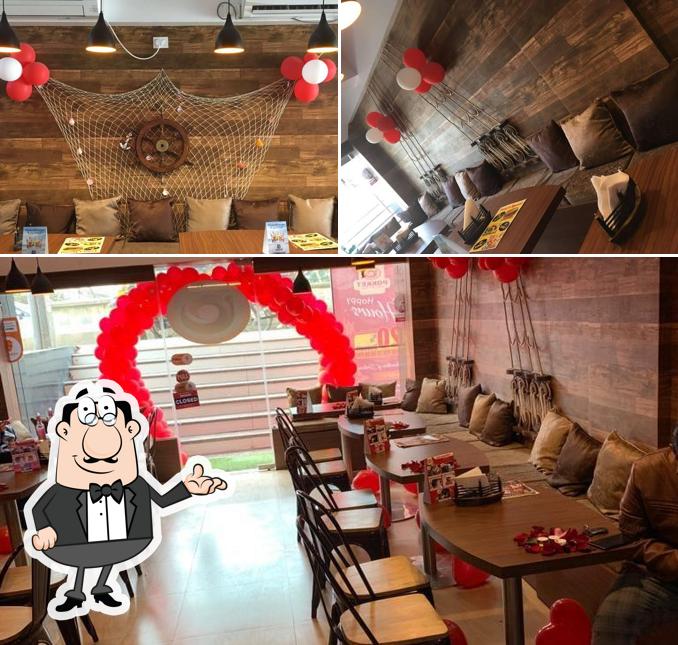 The interior of POKKET cafe