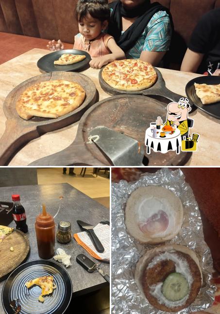 Food at Pizza plus