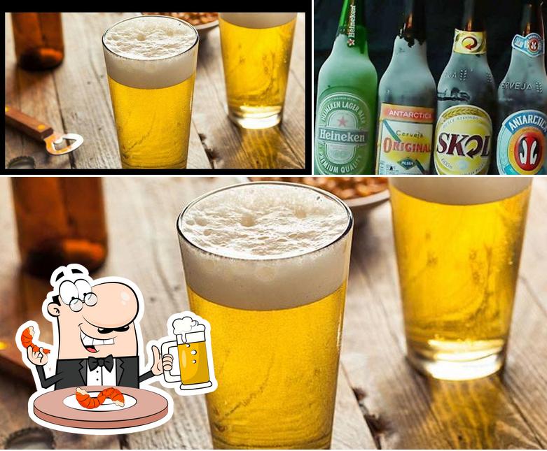 Peça uma tulipa de cerveja leve ou escura
