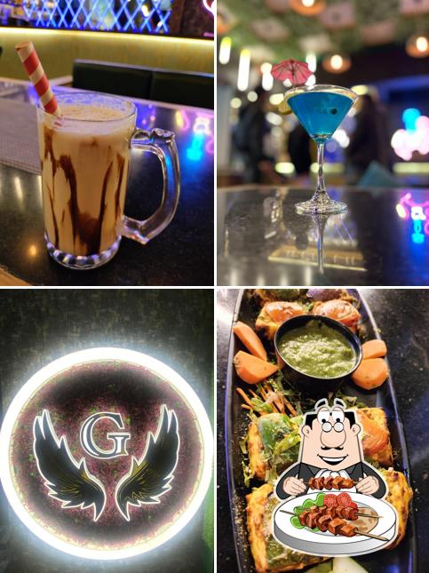 Food at Golden Vibes Lounge - Rooftop