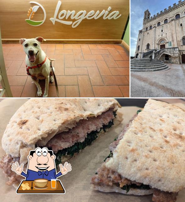 Panino con maiale stirato al Longevia Gubbio