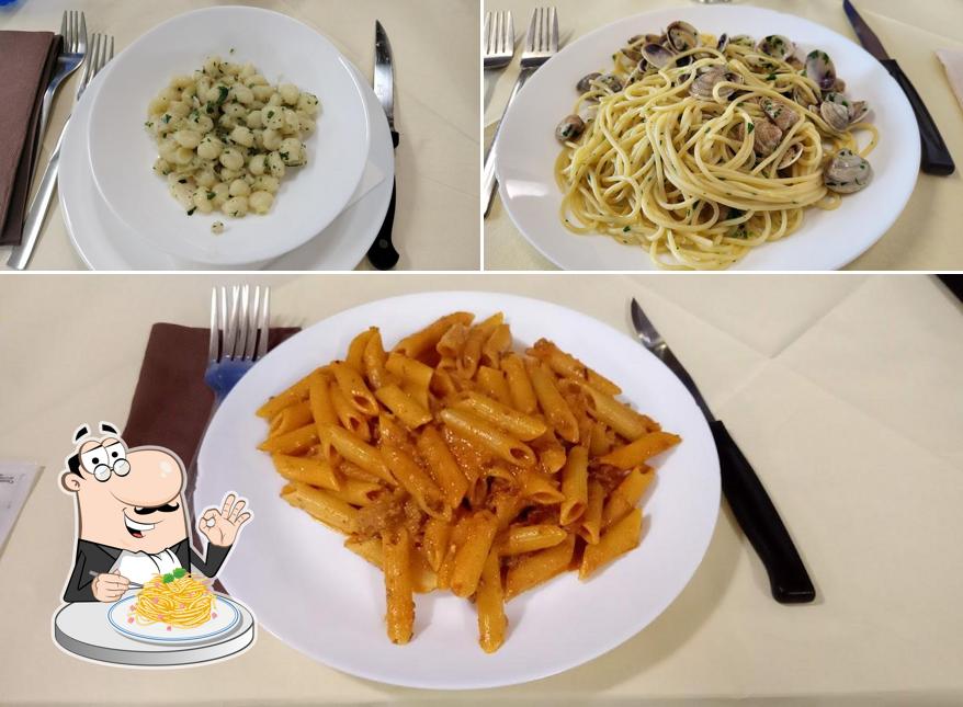 Spaghetti alla carbonara al Ristorante La Strambata