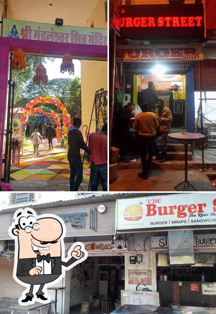 The interior of The burger street
