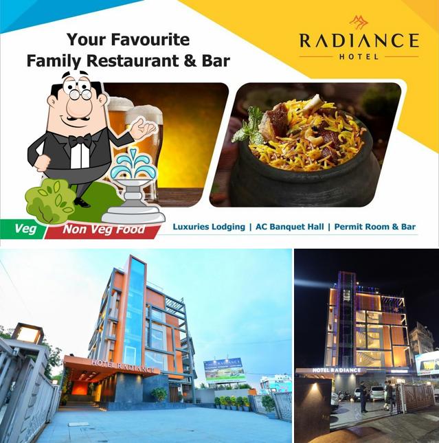 The image of exterior and beer at Hotel Radiance Multi-cuisine Restaurant