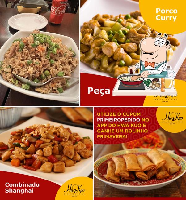 Arroz frito em Hwa Kuo