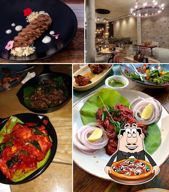 Order pizza at The Bier Library Brewery & Kitchen, Koramangala