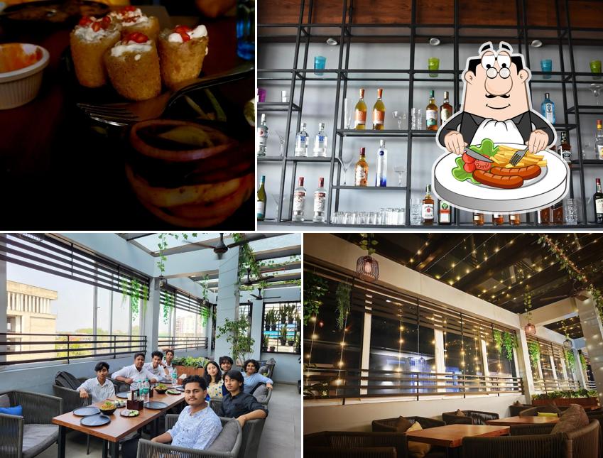 The image of food and interior at ALTITUDE