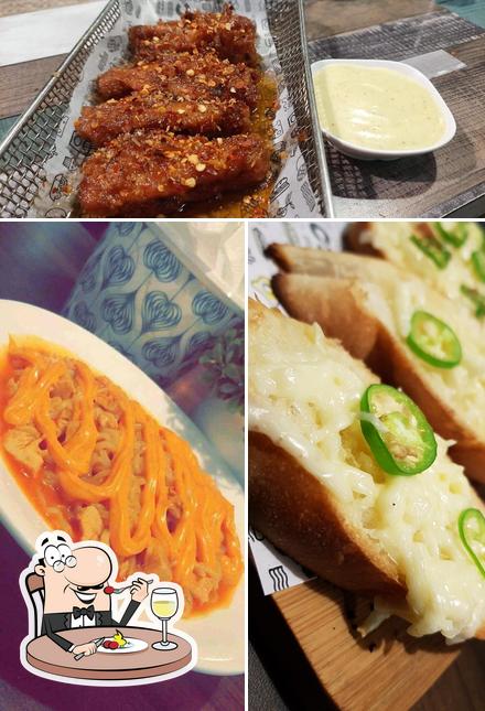 Food at Hidden Fork Bistro.Pizzeria