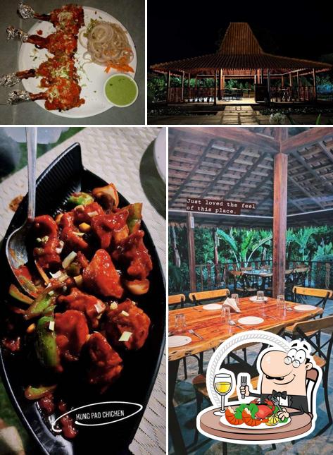 Order seafood at Hotel The Habitat