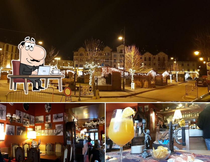 Dai un’occhiata alla immagine che mostra la interni e esterno di Gran Caffè Adler