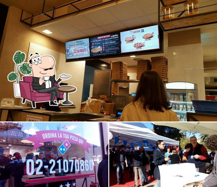Gli interni di Domino's Pizza