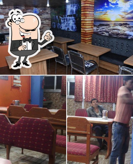 The interior of Khandelwal Bhojanalay (Restaurant)