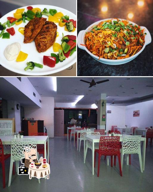 Among various things one can find food and interior at Let's Eat