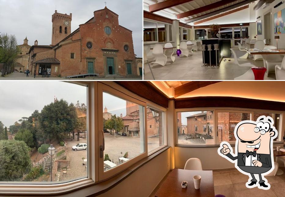 La esterno e interni del ristorante