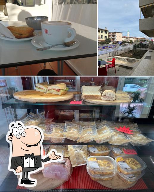 La interni e cibo del ristorante