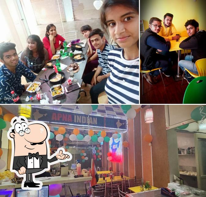 The interior of APNA INDIAN PIZZA